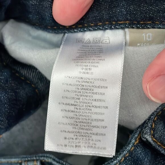 Michael Kors Dark Wash Bootcut Jeans 31” Inseam Size 10 - Picture 7 of 7